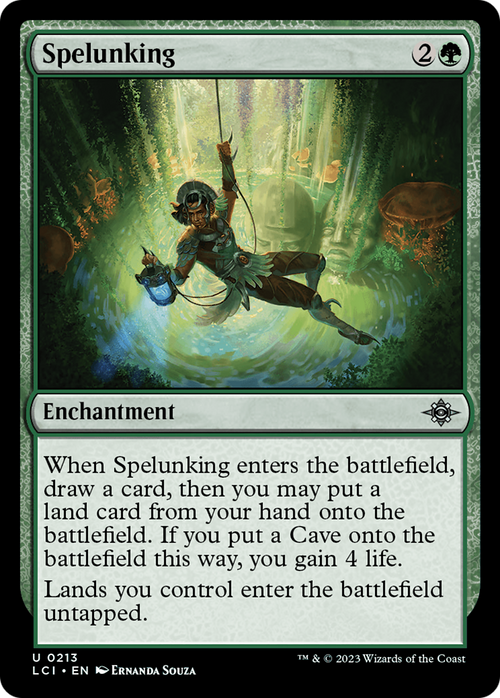 Spelunking (LCI-213) - The Lost Caverns of Ixalan