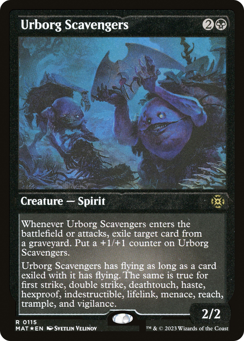 Urborg Scavengers (Foil Etched) (MAT-115) - March of the Machine: The Aftermath Foil