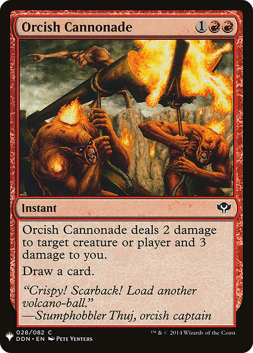 Orcish Cannonade (LIST-DDN-28) - The List