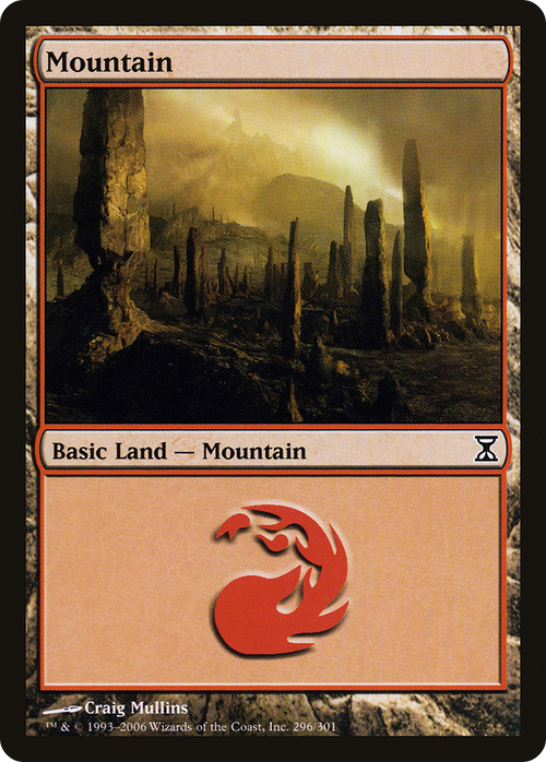 Mountain (296) (TSP-296) - Time Spiral Foil