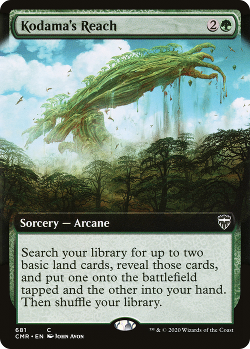 Kodama's Reach (Extended Art) (CMR-681) - Commander Legends: (Extended Art)