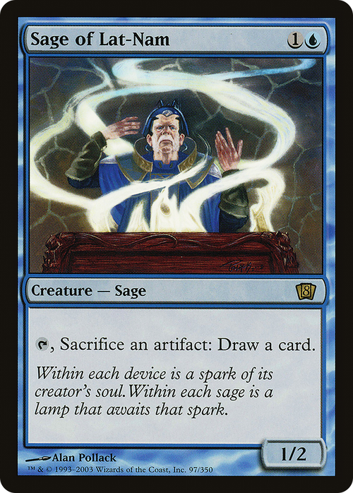 Sage of Lat-Nam (8ED-097) - 8th Edition Foil