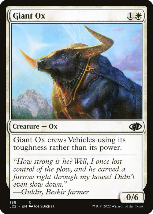 Giant Ox (J22-188) - Jumpstart 2022