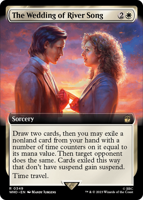 The Wedding of River Song (Extended Art) (WHO-349) - Doctor Who: (Extended Art) Foil