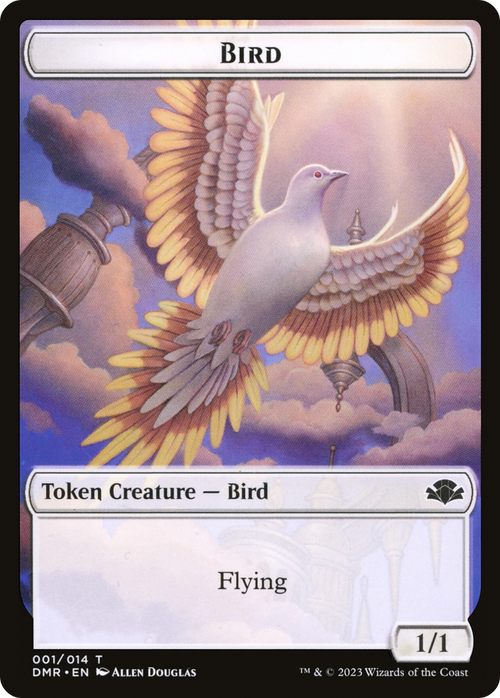 Bird (TDMR-001) - Dominaria Remastered Tokens Foil