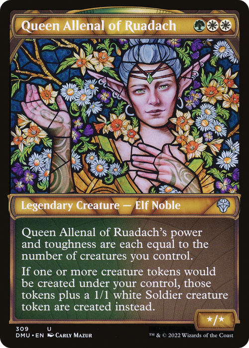 Queen Allenal of Ruadach (Showcase) (DMU-309) - Dominaria United: (Showcase)