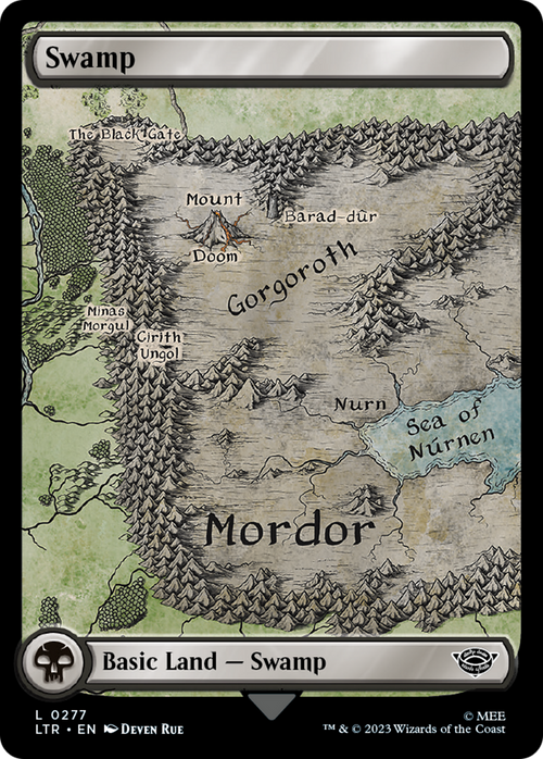 Swamp (0277) (LTR-277) - The Lord of the Rings: Tales of Middle-earth Foil
