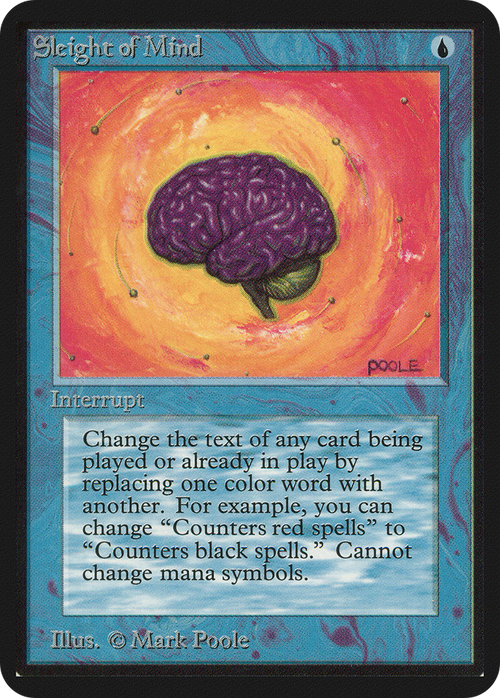 Sleight of Mind (LEA-) - Limited Edition Alpha