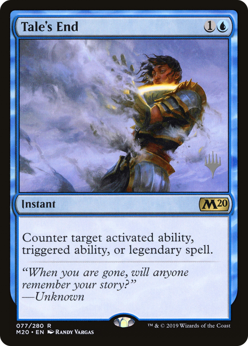 Tale's End (PPM20-77P) - Core Set 2020 Promos Foil