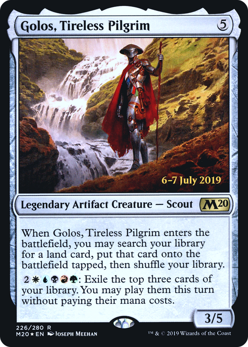 Golos, Tireless Pilgrim (PRE-226S) - Core Set 2020 Promos Foil