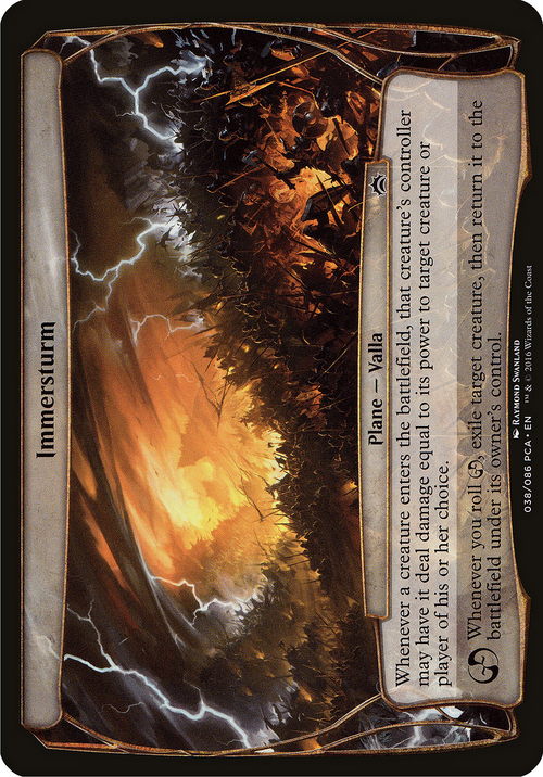 Immersturm (Planechase Anthology) (OVER-038) - Planechase Anthology Planes