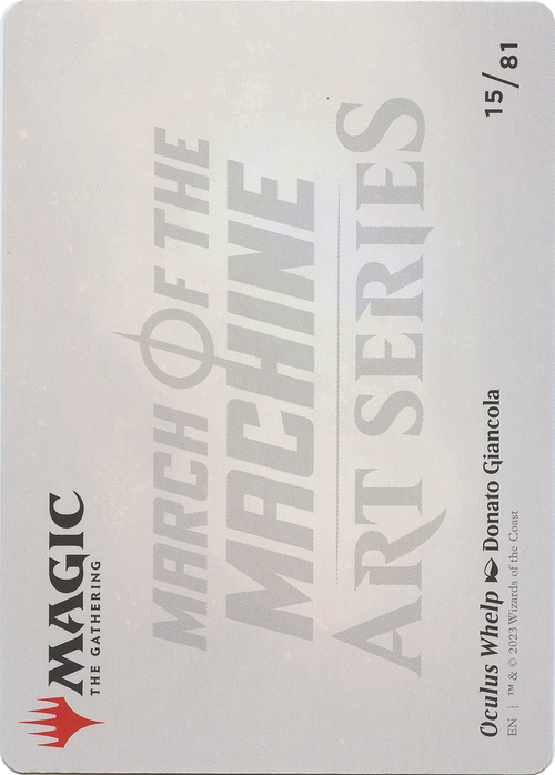 Oculus Whelp // Oculus Whelp (AMOM-015) - March of the Machine Art Series (Borderless)