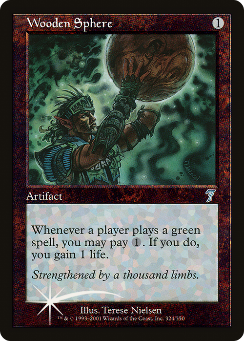 Wooden Sphere (7ED-324) - 7th Edition Foil