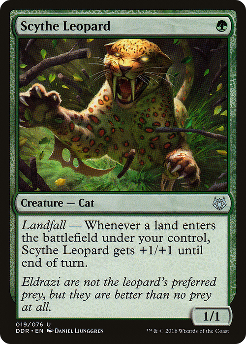 Scythe Leopard (DDR-019) - Duel Decks: Nissa vs. Ob Nixilis