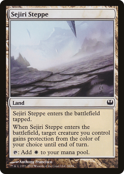 Sejiri Steppe (DDG-036) - Duel Decks: Knights vs. Dragons