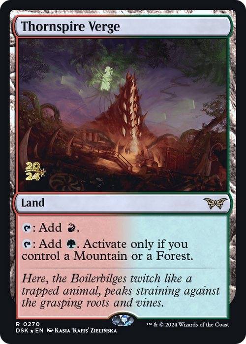 Thornspire Verge (PRE-270) - Duskmourn: House of Horror Promos Foil