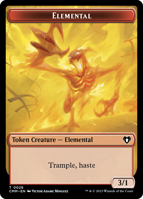 Elemental (TCMM-026) - Commander Masters Tokens