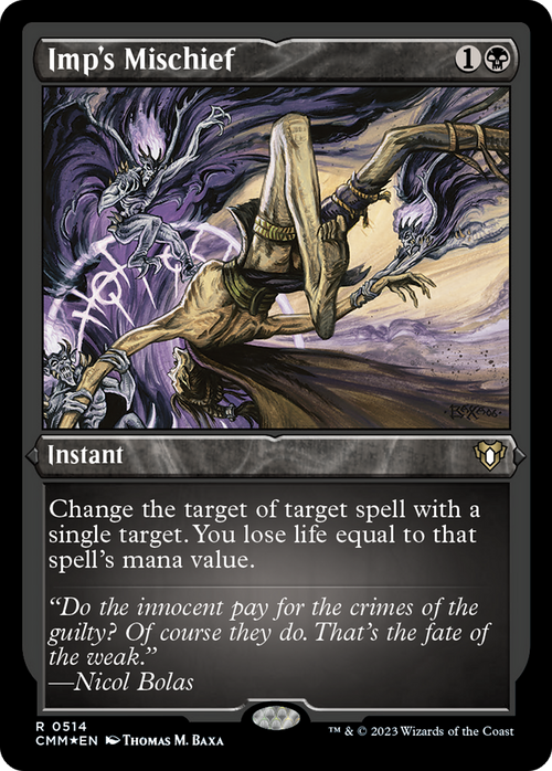 Imp's Mischief (Foil Etched) (CMM-514) - Commander Masters Foil