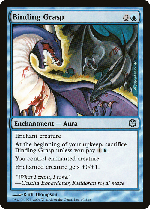 Binding Grasp (CTD-060) - Coldsnap Theme Decks