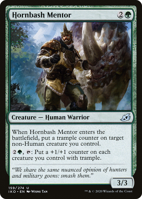 Hornbash Mentor (IKO-159) - Ikoria: Lair of Behemoths
