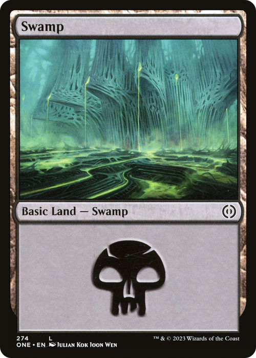 Swamp (274) (ONE-274) - Phyrexia: All Will Be One Foil