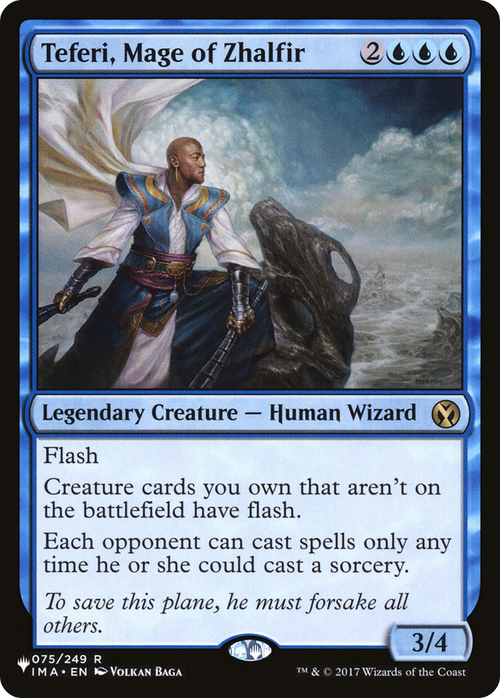 Teferi, Mage of Zhalfir (LIST-075/249) - The List
