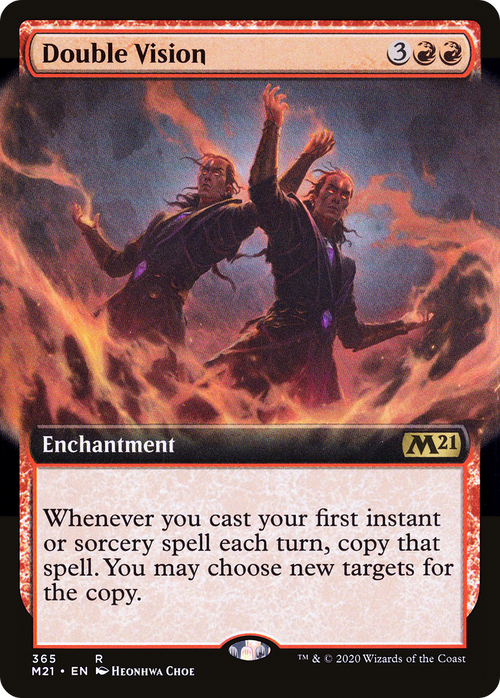 Double Vision (Extended Art) (M21-365) - Core Set 2021: (Extended Art) Foil