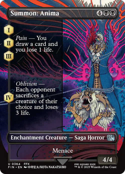 Summon: Anima (Borderless) (FIN-364) - FINAL FANTASY: (enchantment)