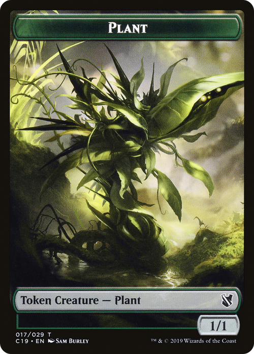 Plant (TC19-017) - Commander 2019 Tokens