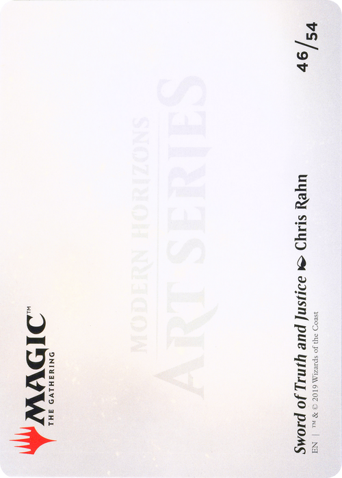 Sword of Truth and Justice // Sword of Truth and Justice (AMH1-046) - Modern Horizons Art Series (Borderless)