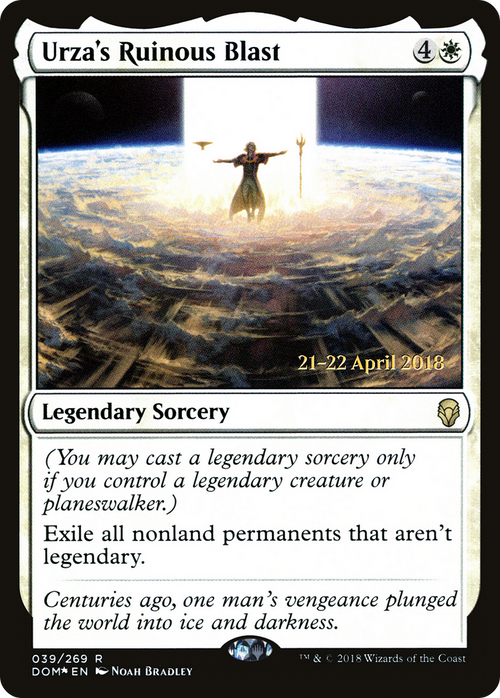 Urza's Ruinous Blast (PRE-39S) - Dominaria Promos Foil