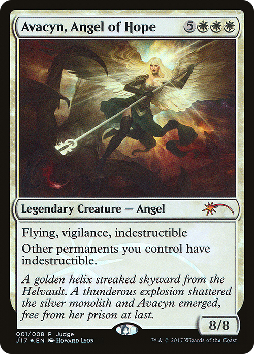 Avacyn, Angel of Hope (JDG-001) - Judge Gift Cards 2017 Foil