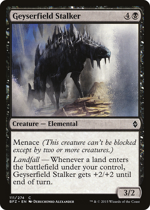 Geyserfield Stalker (BFZ-111) - Battle for Zendikar Foil