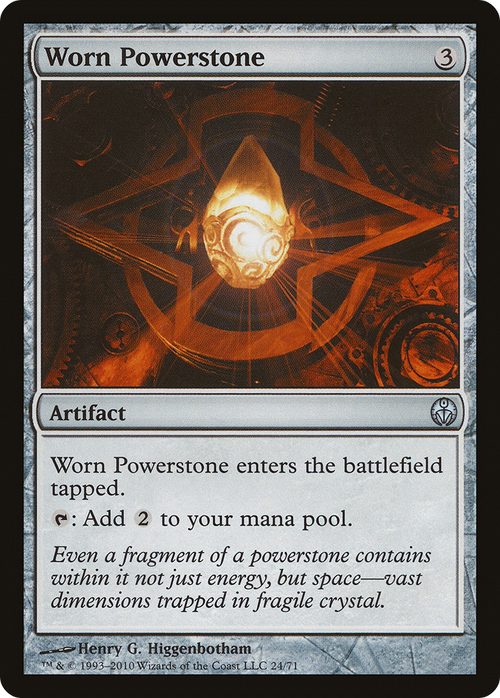 Worn Powerstone (DDE-024) - Duel Decks: Phyrexia vs. the Coalition