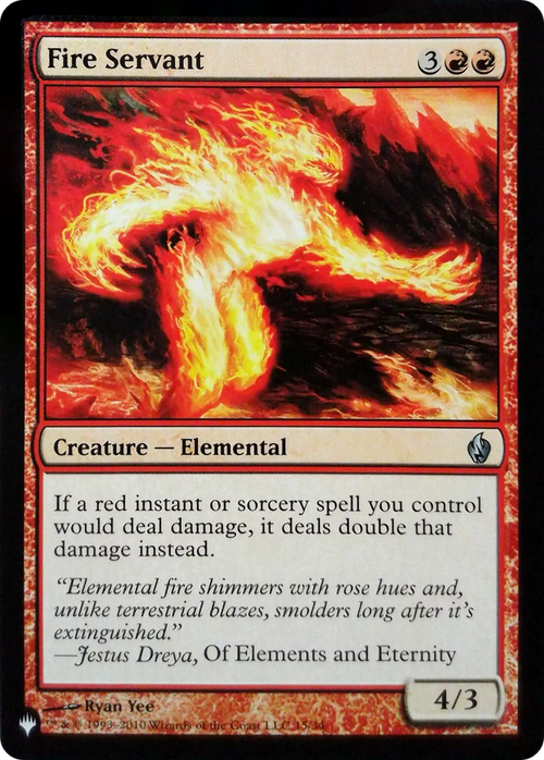 Fire Servant (LIST-PD2-15) - The List