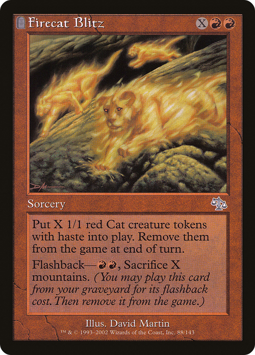 Firecat Blitz (JUD-088) - Judgment: (tombstone) Foil