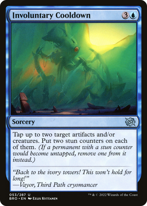 Involuntary Cooldown (BRO-053) - The Brothers' War Foil