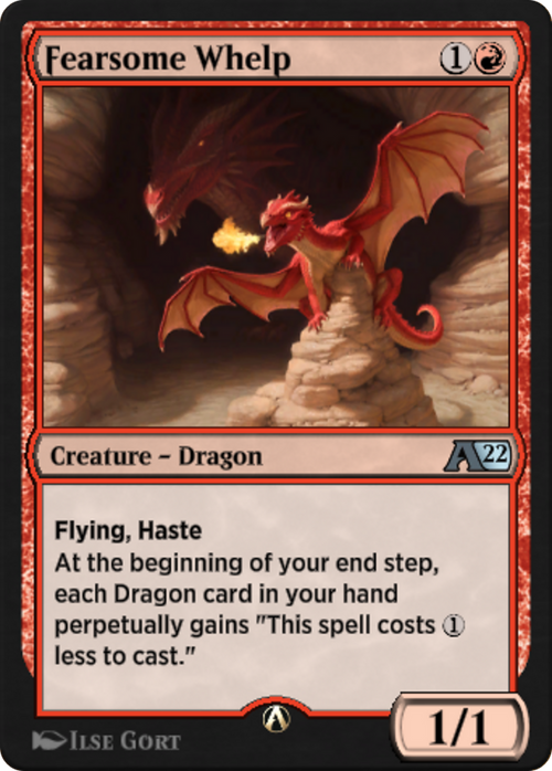 Fearsome Whelp (Y22-040) - Alchemy: Innistrad