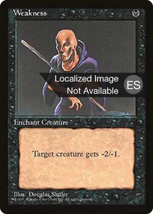 Weakness (4BB-) - Fourth Edition Foreign Black Border