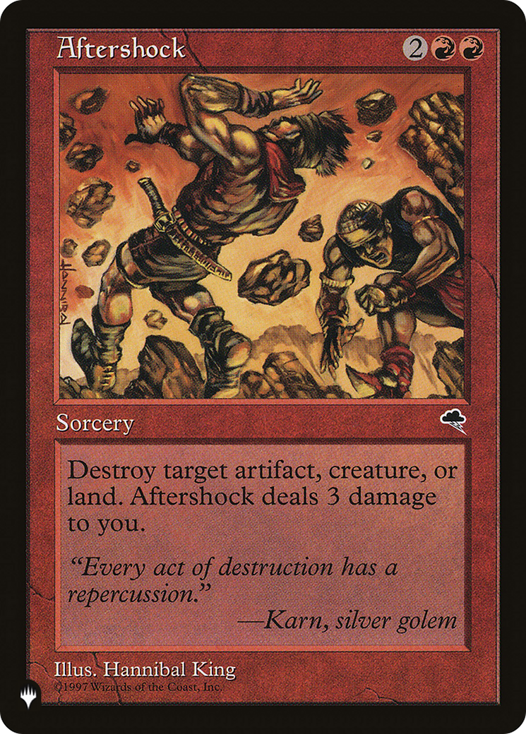 Aftershock (LIST-) - The List