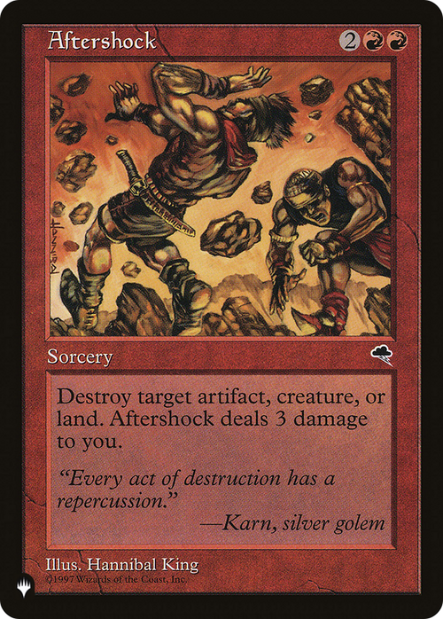 Aftershock (LIST-) - The List
