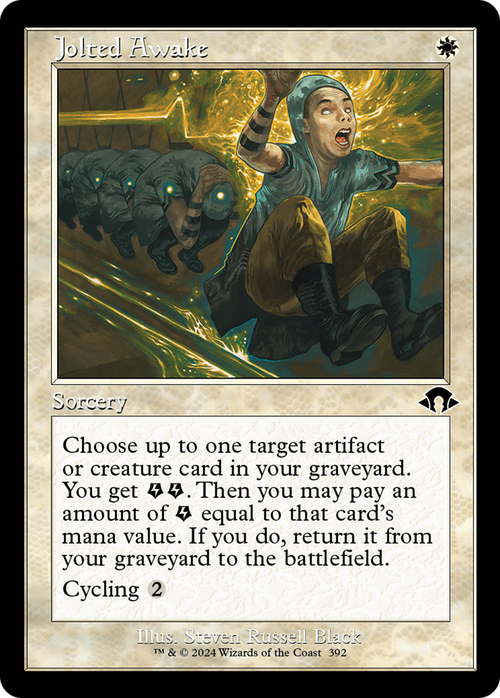 Jolted Awake (Retro Frame) (MH3-392) - Modern Horizons 3 Foil