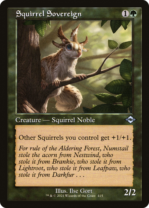 Squirrel Sovereign (Retro Frame) (MH2-415) - Modern Horizons 2