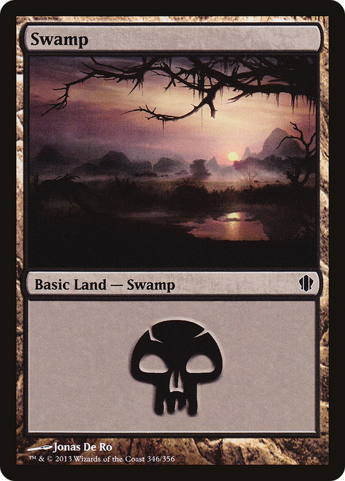Swamp (346) (C13-346) - Commander 2013