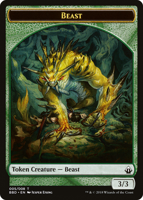 Beast Token (BBD-005) - Battlebond Tokens