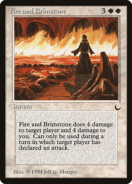 Fire and Brimstone (DRK-) - The Dark