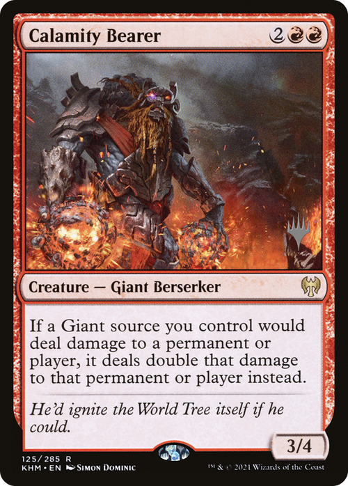 Calamity Bearer (PPKHM-125P) - Kaldheim Promos