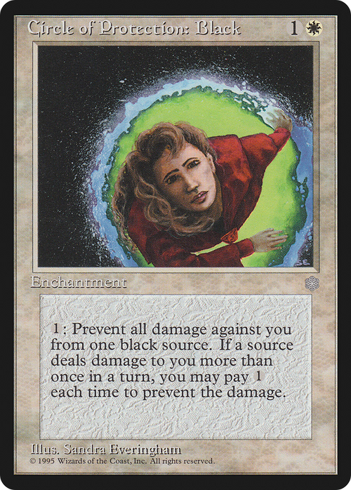 Circle of Protection: Black (ICE-) - Ice Age