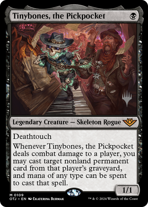 Tinybones, the Pickpocket (PPOTJ-109) - Outlaws of Thunder Junction Promos Foil