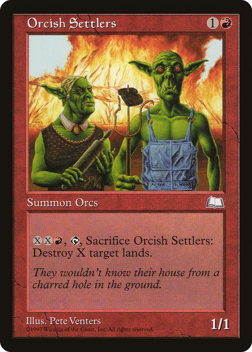 Orcish Settlers (WTH-) - Weatherlight